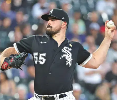  ?? GETTY IMAGES ?? Carlos Rodon missed his turn against the A’s but will start Friday against the Red Sox at Guaranteed Rate Field.