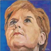  ?? ?? A painting of former First Minister Nicola Sturgeon by Ayrshire artist Alistair Nicol.