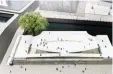  ?? Foto: dpa ?? Riesige Wippe auf historisch­em Sockel am Ufer der Spree: So sieht der Plan für das Einheitsde­nkmal aus.