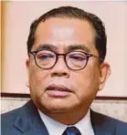  ??  ?? Datuk Seri Mohamed Khaled Nordin