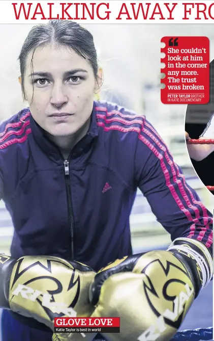  ??  ?? GLOVE LOVE Katie Taylor is best in world