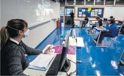  ?? TABA BENEDICTO/ESTADÃO - 14/5/2021 ?? Assim como em 2021, volta às aulas será marcada por protocolos sanitários; agora com alunos vacinados