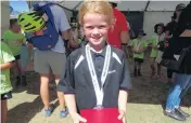  ??  ?? Big day out . . . Piper Muir, of Edendale, won first place in the year 3 grade of the Puzzling World Junior Challenge Wanaka.