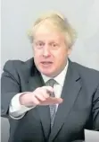  ??  ?? Boris Johnson.