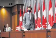  ??  ?? FACING PRESSURE: Justin Trudeau arrives for a news conference in Ottawa, Canada, last week.