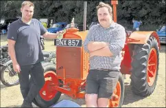  ?? ?? Brothers Simon and Christophe­r Beasley’s 1938 Fordson N