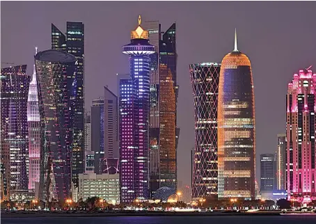  ?? AFP ?? Qatar has marketed its opulent skyscraper hotels as a jewel in its World Cup crown, but coronaviru­s has gutted demand ahead of the marquee event.