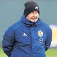  ??  ?? Scotland boss Steve Clarke