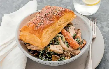  ?? MY FOOD BAG ?? Chicken, roasted winter vegetables and pastry - a perfect combinatio­n to tempt the tastebuds.