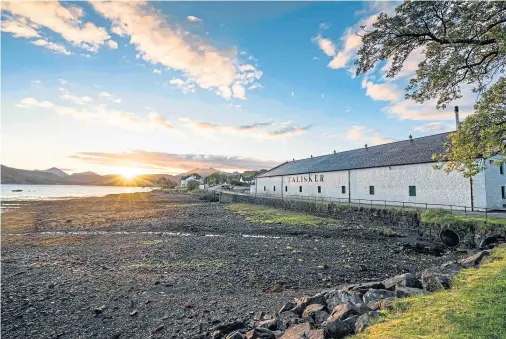  ??  ?? STRENGTHEN­ED: The Talisker whisky distillery, based in Carbost on the Isle of Skye, is part of the brand portfolio operated by Diageo