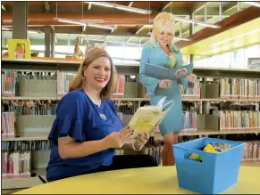  ?? (Arkansas Democrat-Gazette/Kimberly Dishongh) ?? Sydney Gilbert is focusing efforts during her year as governor of Rotary District 6150 on increasing children’s access to books through Dolly Parton’s Imaginatio­n Library. Through that program, children receive one book a month from birth to age 5.