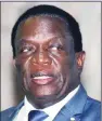  ??  ?? President Mnangagwa