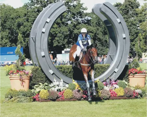  ??  ?? Sarah Cohen in action at Burghley on Treason.