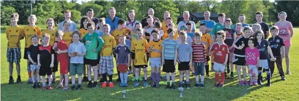  ??  ?? Etive Vikings Rugby Club hosted their annual end of season barbecue and awards night in Taynuilt last week. The mini section is one of the most thriving in Argyll and Bute with around 30 players training every Wednesday evening. Etive Vikings have had...