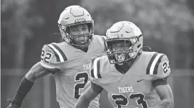  ?? ?? South View takes on Triton at the 2023 Cumberland County Football Jamboree at Douglas Byrd High School on Aug. 11.