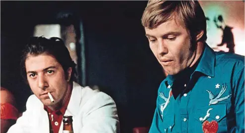  ?? UNITED ARTISTS ?? Midnight Cowboy, de John Schlesinge­r, rompait avec le lourd conservati­sme institutio­nnel et annonçait la couleur des seventies.