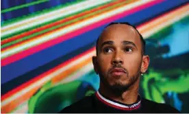  ?? Photograph: David Davies/PA ?? Lewis Hamilton has spoken out on many issues affecting society and life outside F1.