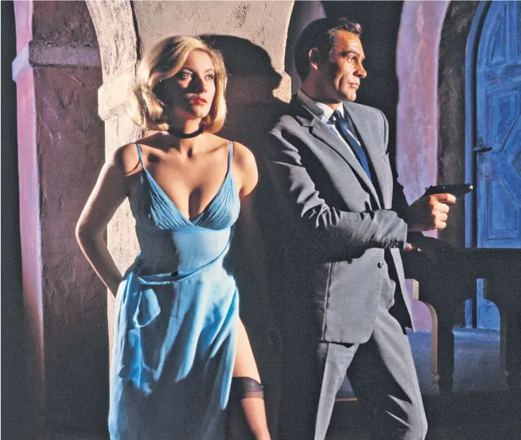  ?? ?? Human resources: Sean Connery as James Bond and Daniela Bianchi as Tatiana Romanova on the set of From Russia With Love (1963)