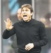  ?? LUCA BRUNO AP ?? Antonio Conte and Tottenham put an end to fiery manager’s tenure by mutual agreement Sunday.