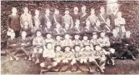  ??  ?? Leckhampto­n Church Lads’ Brigade and Scouts 1904 - 1910. Barnard is in the back row, eight from the left The Sabrina cinema, Tewkesbury, stood where the Roses Theatre is now