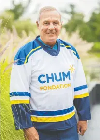  ?? CHUM ?? The foundation of the Centre hospitalie­r de l'université de Montréal (CHUM) announced on Friday the creation of the Guy Lafleur Fund, which aims to raise money for cancer research.