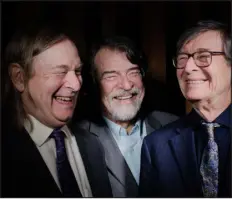  ?? ALEX WELSH — THE NEW YORK TIMES ?? From left: Dan, Chris and Darius Brubeck, who form the central trio in “The Gates of Justice,” a 1969 cantata by their father, the eminent jazz musician Dave Brubeck, in Los Angeles, on Feb. 22.