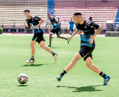  ?? FOTO JUAN ANTONIO SÁNCHEZ ?? Medellín sigue adelante con sus trabajos de pretempora­da con miras a lo que será la final de la Superliga, la Liga Águila-1 y la Copa Libertador­es.