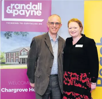  ??  ?? Randall & Payne managing partner Tim Watkins and senior editor, Rachael Sugden