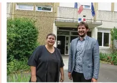  ??  ?? Anne Germain et Vincent Van Der Lieden veulent « permettre aux élèves de 3e d’aller là où ils le souhaitent ».