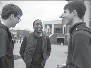  ?? Evelyn Hockstein/The Washington Post ?? Elliot Spiller of Pelham, Alabama, said support from out-of-state students helped propel his election as the first African American student government president at the University of Alabama in decades.