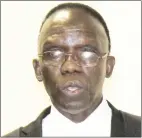  ?? (File pic) ?? Judge John Magagula who admitted the accused to bail.