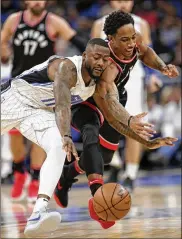  ?? JOHN RAOUX / AP ?? The Raptors’ DeMar DeRozan (right), now in his ninth season, made his battle with depression public during the NBA’s All-Star Game week.