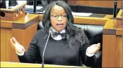  ??  ?? REJECTED X-RATING: Phumzile van Damme says the DA will appeal.
