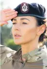  ??  ?? Michelle Keegan, and starring in Our Girl
