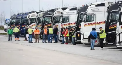  ?? EUROPA PRESS ?? Foto de archivo del paro nacional de la plataforma en marzo de 2022.