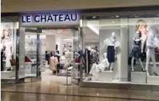  ?? ANDREW FRANCIS WALLACE/TORONTO STAR ?? Le Château saw a slight uptick in comparable store sales for 2016.