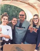  ?? TODD KUNIS ?? Todd Kunis, 52, who resides in Murrieta, Calif., pictured with three of his daughters.