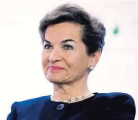  ?? ARCHIVO ?? Para Christiana Figueres, el Acuerdo de París es de los más grandes hitos en la historia de la lucha contra el cambio climático.