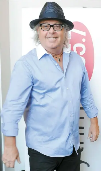  ??  ?? L’animateur de radio Mario Lirette à Brossard en août 2013, lors du lancement de la programmat­ion 2013-2014 de Rythme FM.