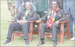  ?? ?? The two leaders at the ZITF.