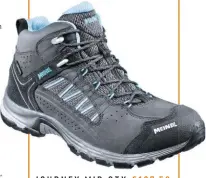  ?? ?? JOURNEY MID GTX £197.50
Made with nubuck and Air Stream mesh and a Gore-Tex lining. Available in both men’s and women’s fit.