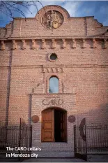  ?? ?? The CARO cellars in Mendoza city