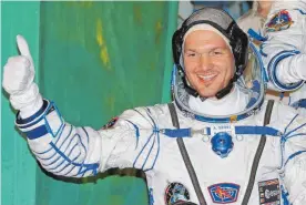  ?? FOTO: DPA ?? Wenn der Astronaut Alexander Gerst nächstes Jahr wieder ins All fliegt, wird er eine Kapsel mit besonderen Wunschzett­eln dabei haben.