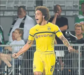  ?? FOTO: EFE ?? Axel Witsel, fichaje estrella del Borussia Dortmund este mercado de verano.