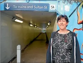  ?? MARY FITZGERALD/FAIRFAX NZ ?? Rachael Smith is a regular user of the Ellerslie underpass and believes it should be smokefree.