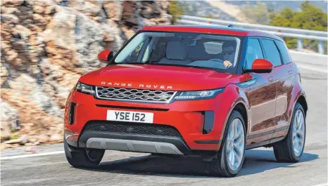  ?? FOTOS: NICK DIMBLEBY ?? Vertrautes Design: Die zweite Auflage des Range Rover Evoque hat lediglich den Feinschlif­f bekommen.