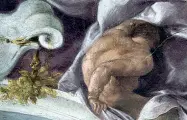  ??  ?? Capolavori Un particolar­e dell’affresco realizzato per Palazzo Niccolini