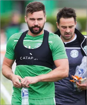  ??  ?? Hibs hero Darren McGregor says it’s unfair to relegate the bottom side with games still to play in the league campaign