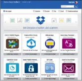  ??  ?? Einmal registrier­t, stehen über die Xerox App Gallery weitere Anwendunge­n für das Display bereit.