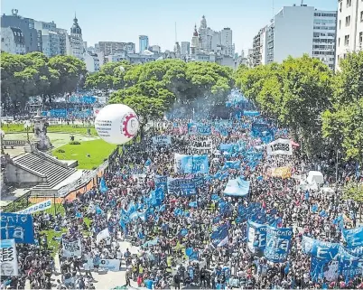  ?? Archivo ?? En las manifestac­iones, las organizaci­ones reclaman ampliar la cantidad de planes